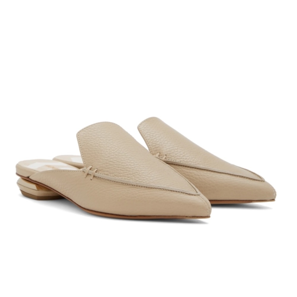 Nicholas Kirkwood Beige Beya Mule
